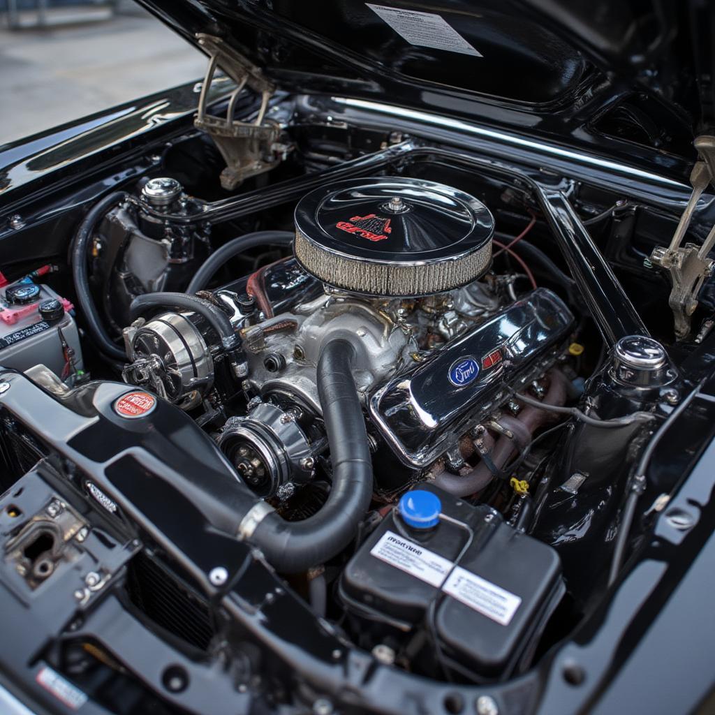 Boss 429 Engine Bay Detail