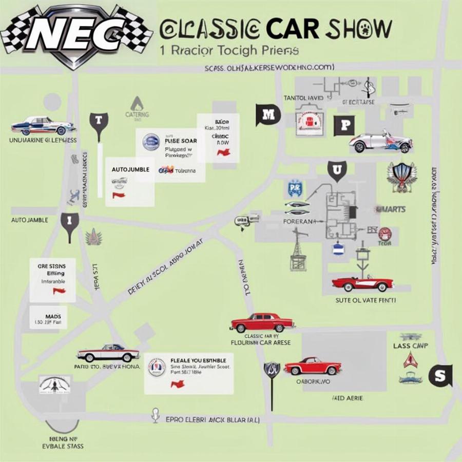 Navigating the NEC Classic Car Show