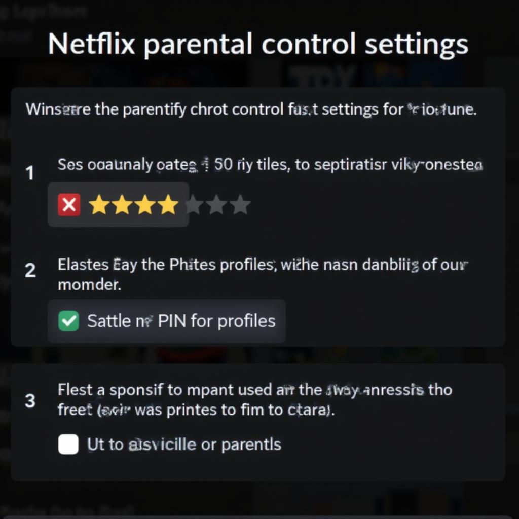 Netflix Parental Controls for Explicit Content