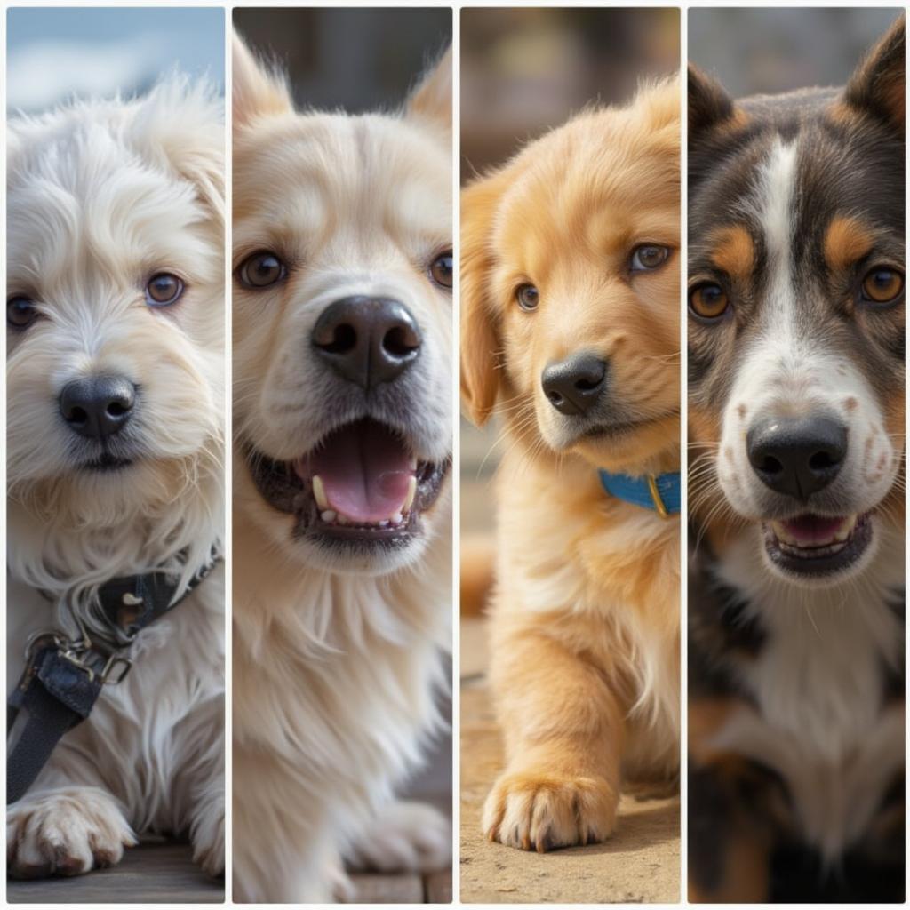 a collage of netflix puppy movies