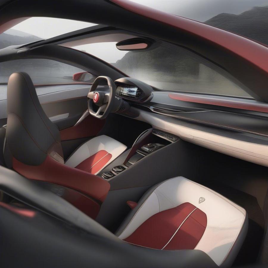 New Alfa Supercar Interior Preview