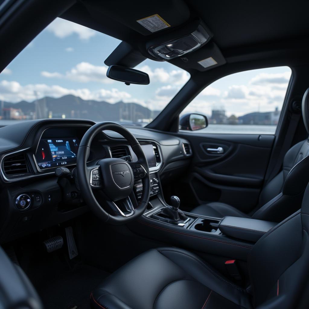 New EV Dodge Charger Interior: A Fusion of Technology and Muscle