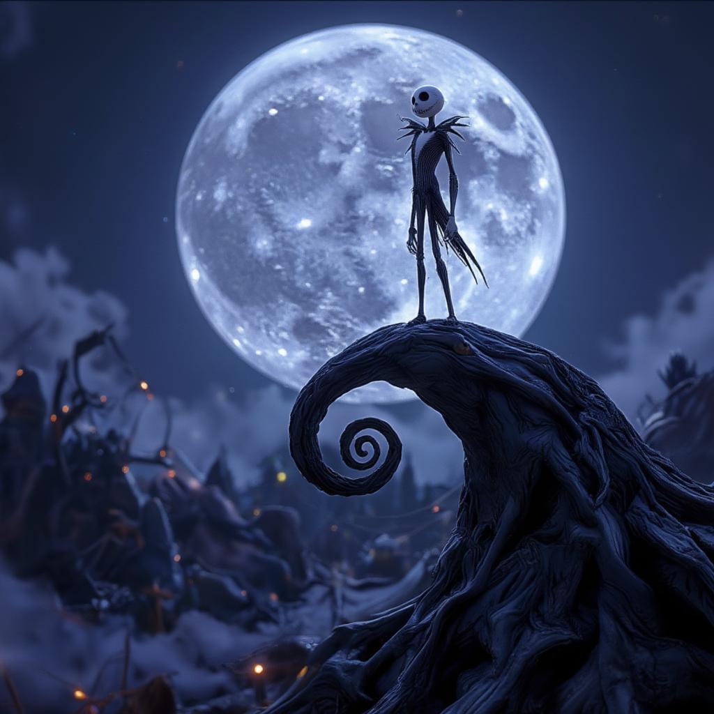 Final Frame of Jack Skellington in The Nightmare Before Christmas