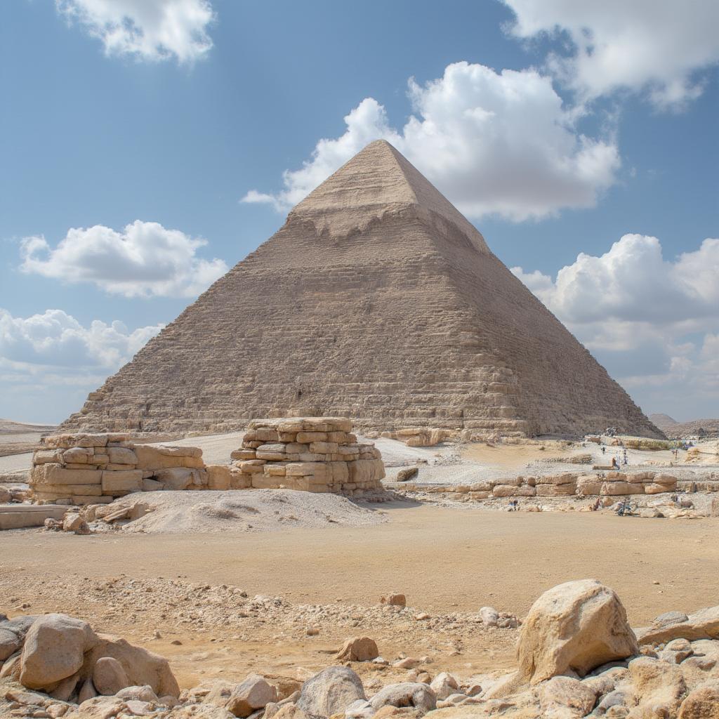 old 7 wonders of the world great pyramid giza