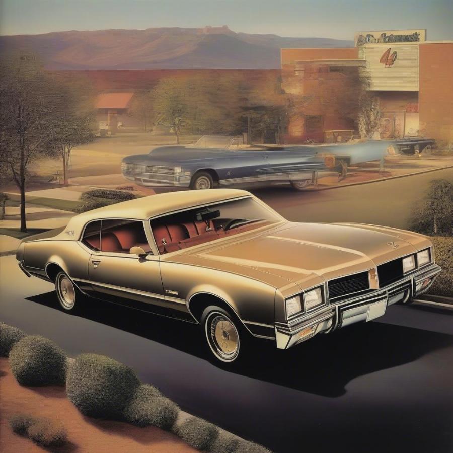 Vintage Advertisement for the Oldsmobile 442