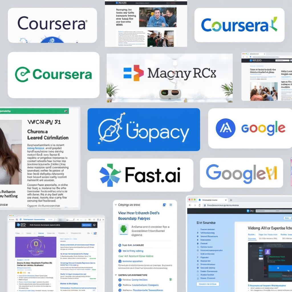 Online AI Learning Platforms: Coursera, edX, Udacity, Fast.ai, Google AI