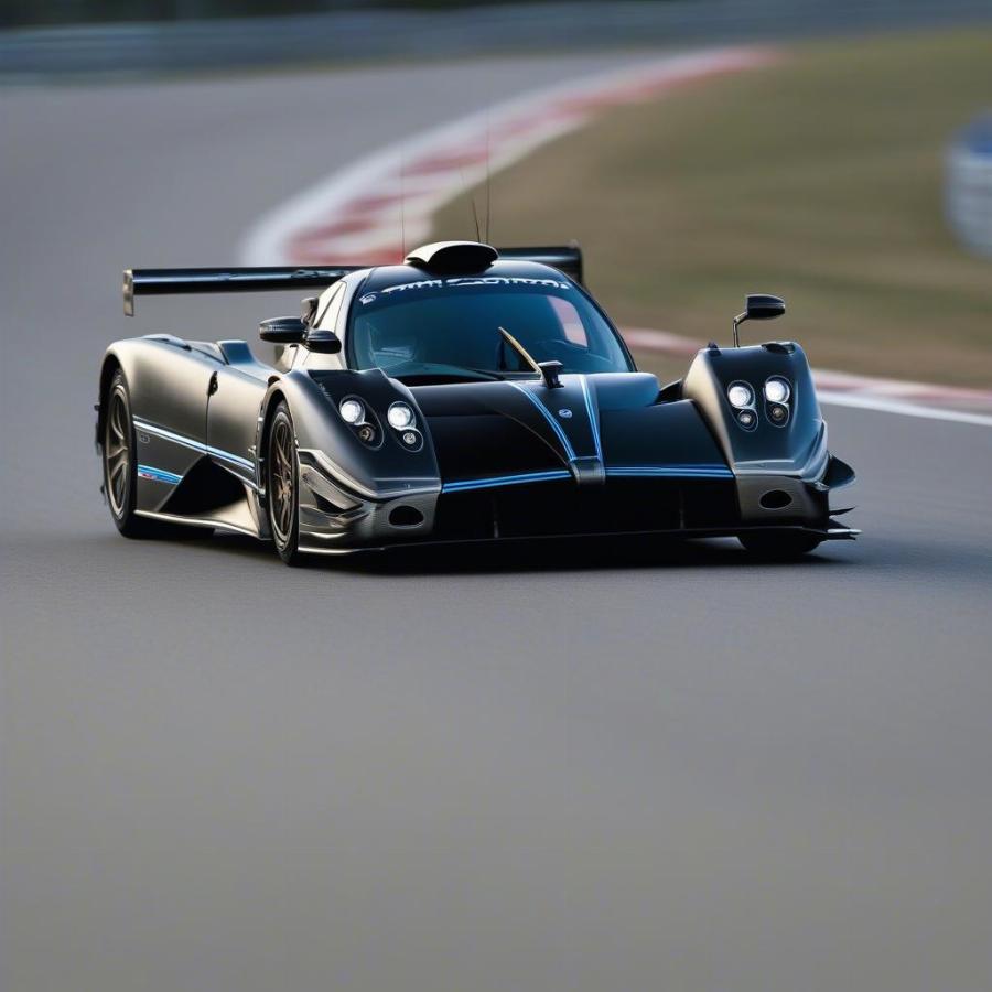 Pagani Zonda R Dominating the Track