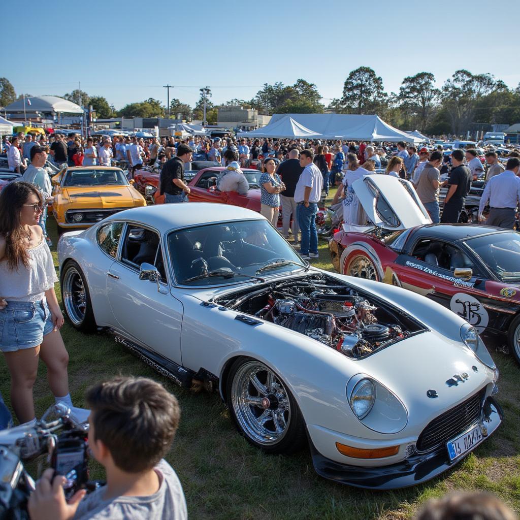 Perth Car Show Event with Unique Cars