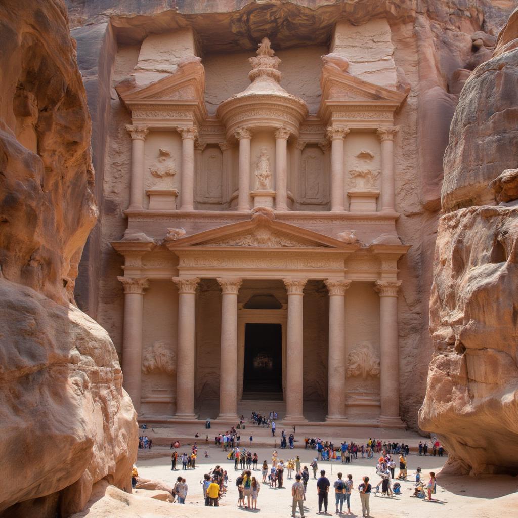 the-treasury-petra-jordan-carved-into-rock