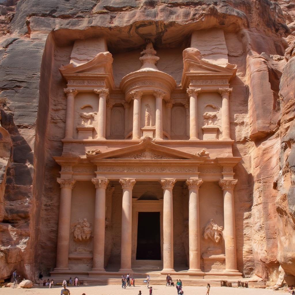 the-treasury-in-petra-jordan-ancient-carved-facade