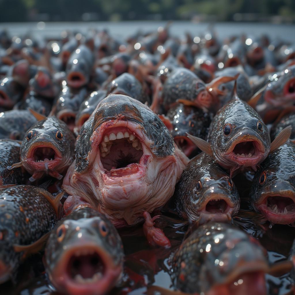 piranha 3d gory attack