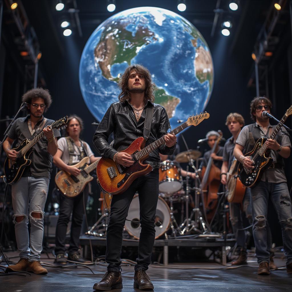 Diverse Planet Earth Rock Band Lineup