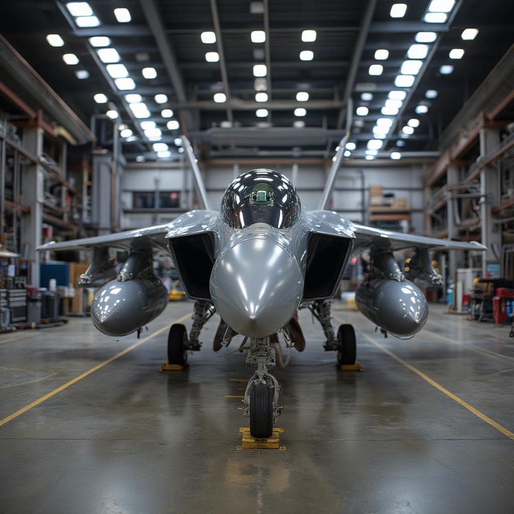 private jet hangar storage