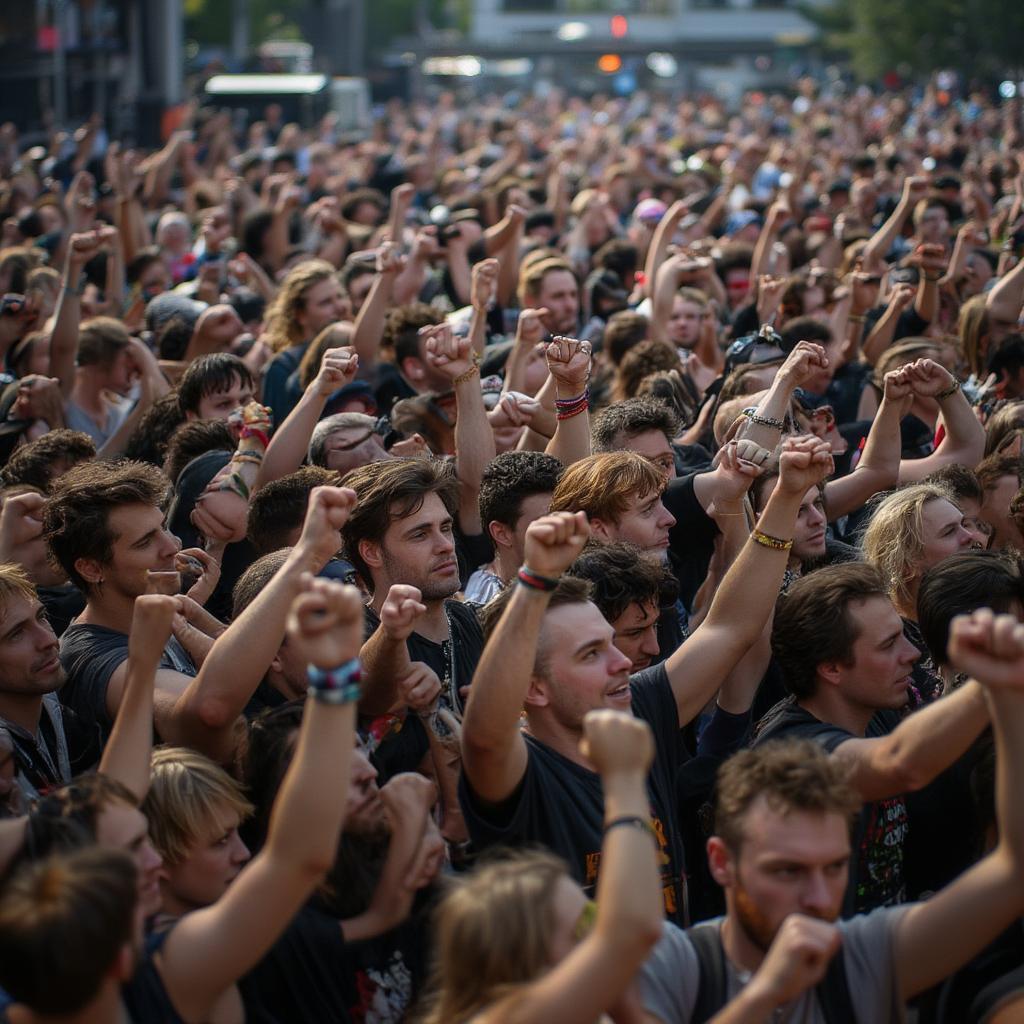 punk-crowd-raising-fists-at-concert