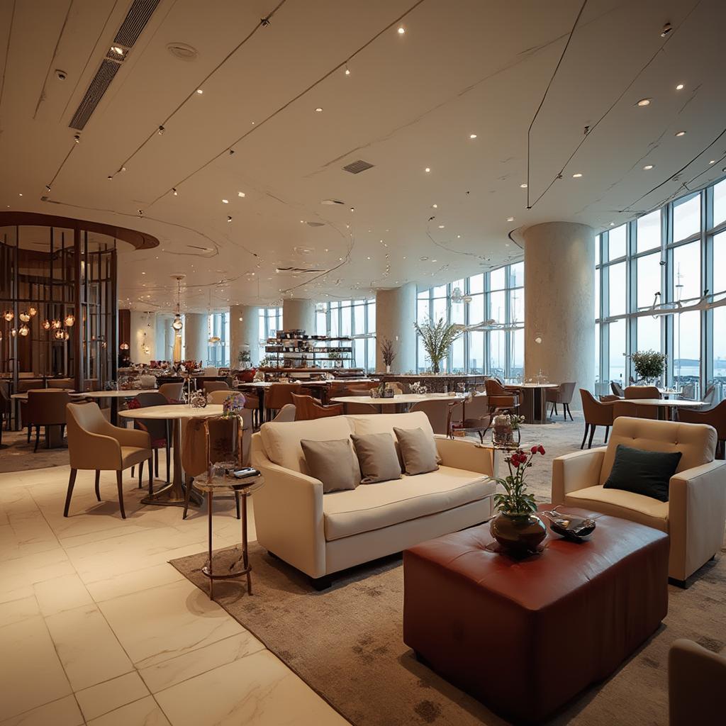 Qatar Airways Doha Airport Business Class Lounge