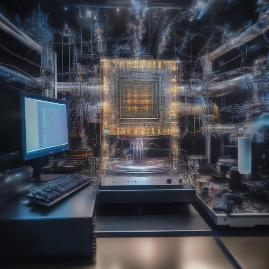 Quantum Computer in a Research Laboratory