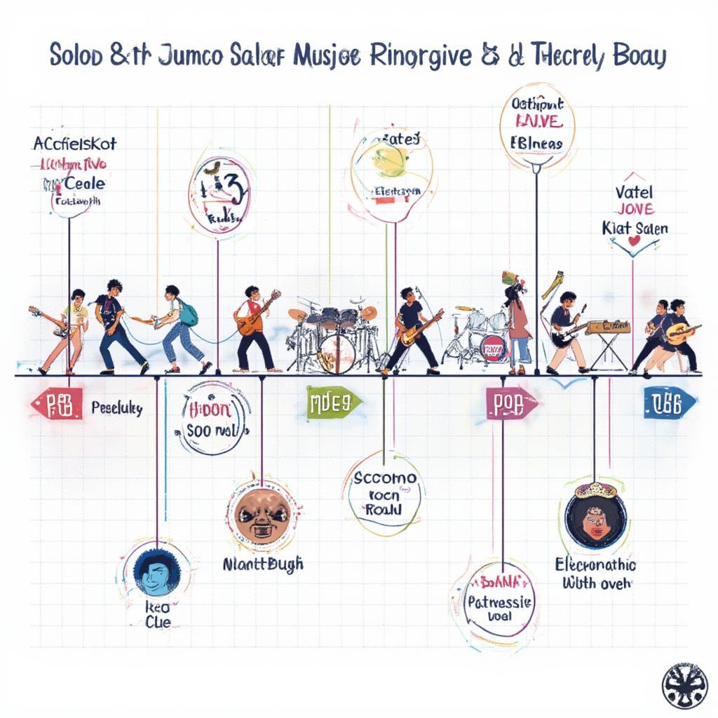 rhythm and blues influence timeline across music genres