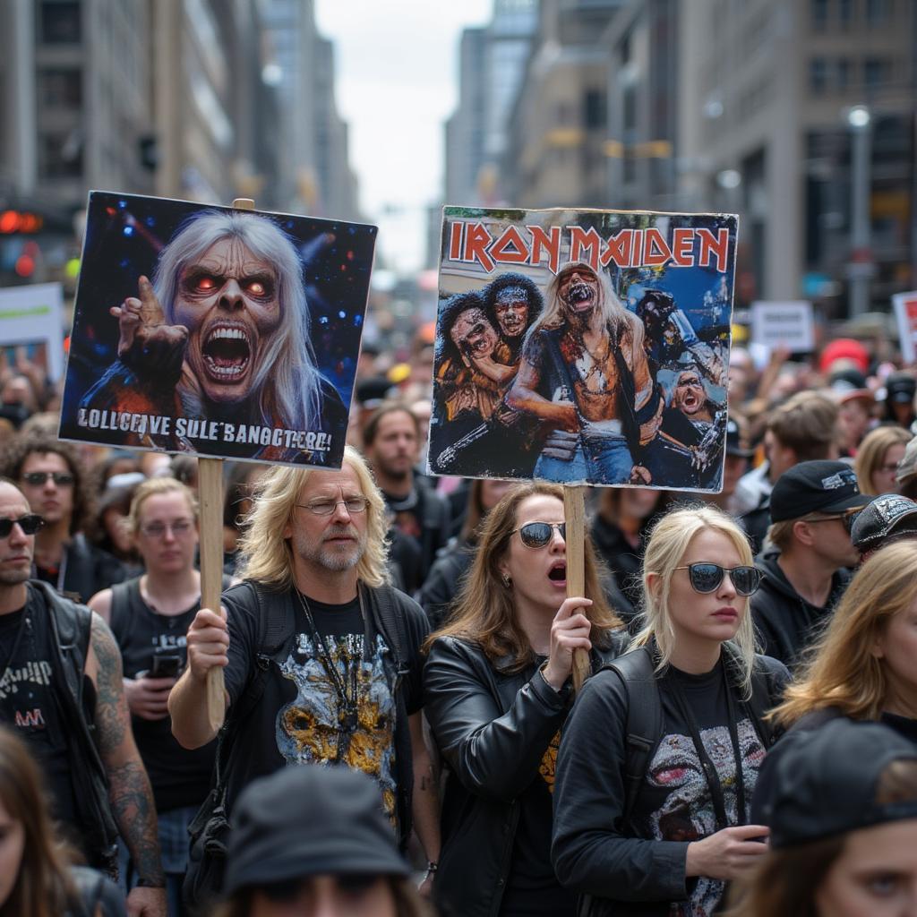 Iron Maiden Fans Protest Rock Hall Snub