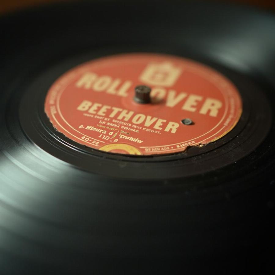 Vintage Roll Over Beethoven Vinyl Record