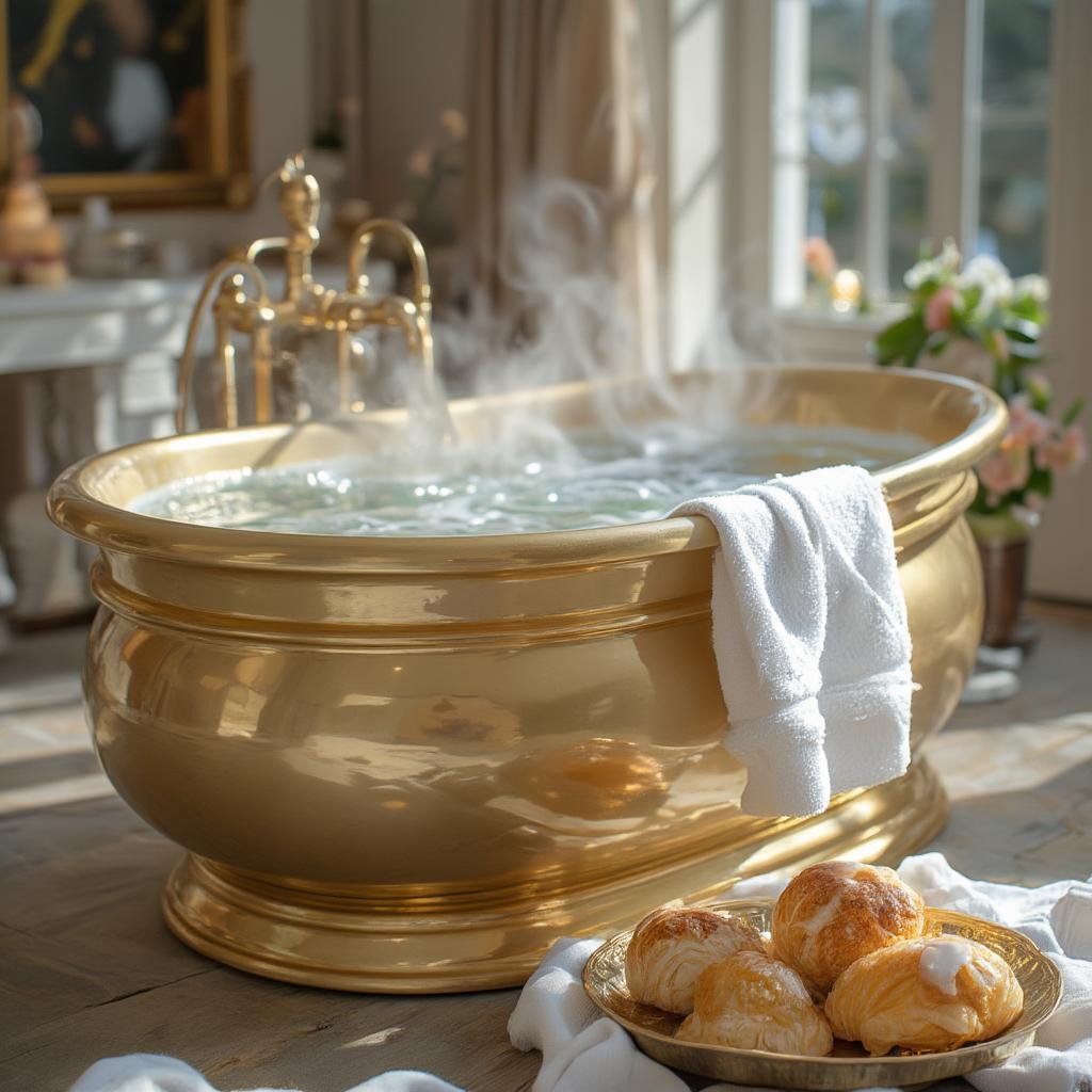 Royal Treatment with Gold Bath