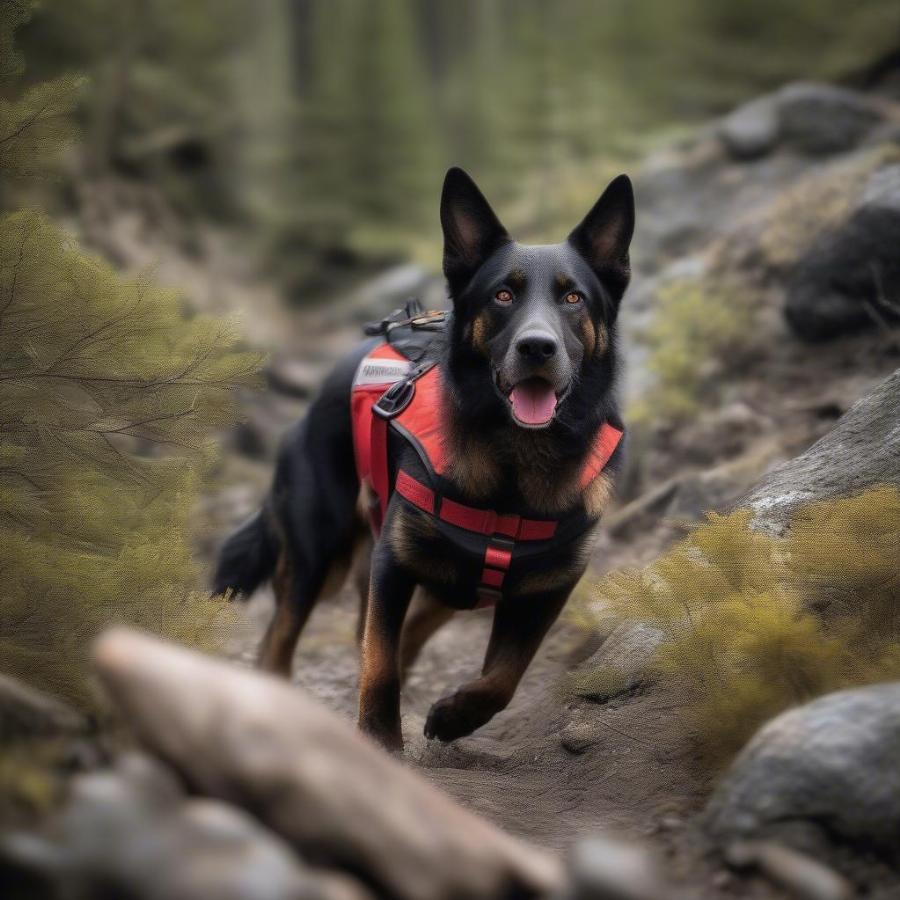 Ruby the search and rescue hero