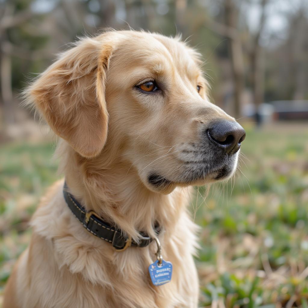 Shelby Dog Microchip Tag Collar