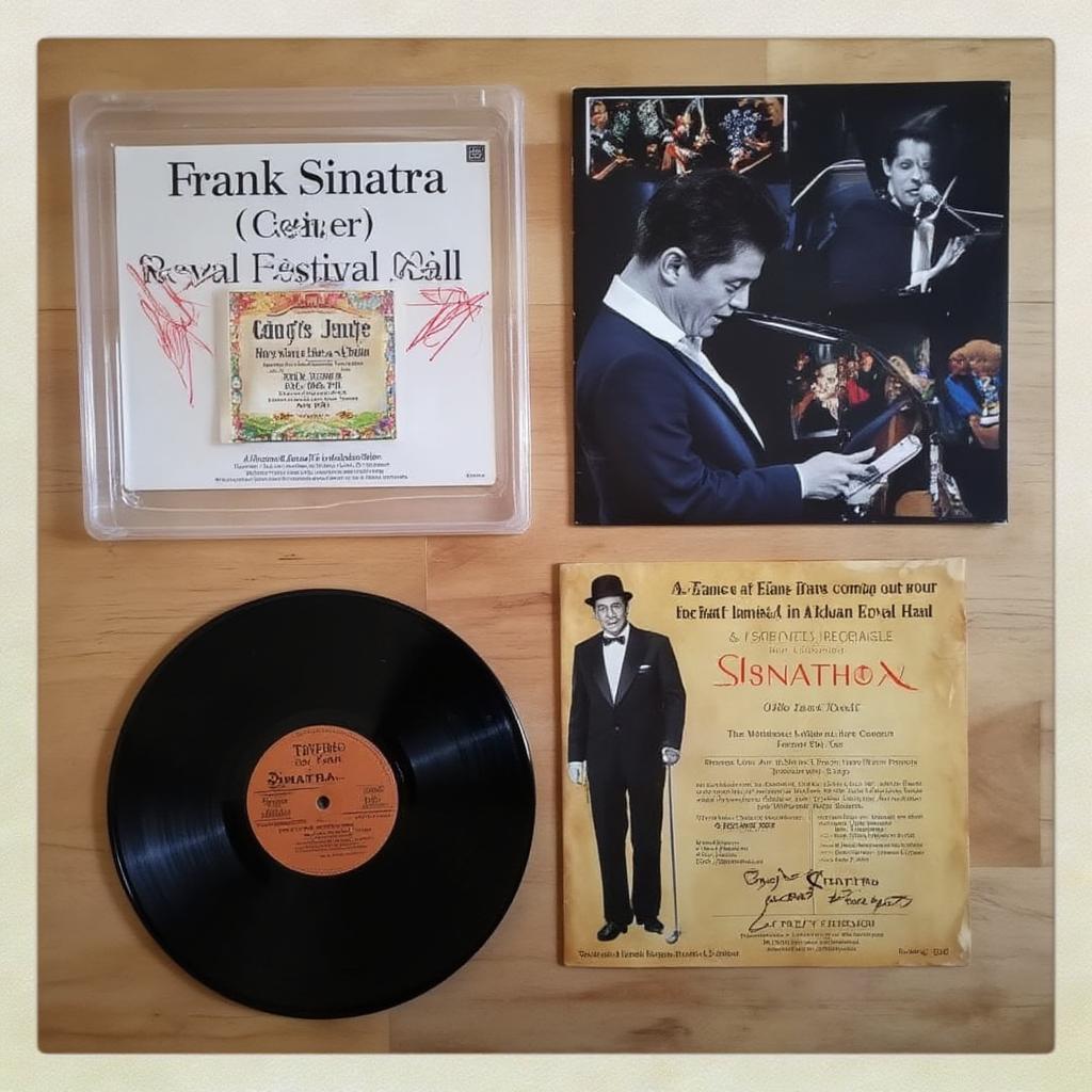 Vintage Memorabilia from Sinatra's Royal Festival Hall Concert