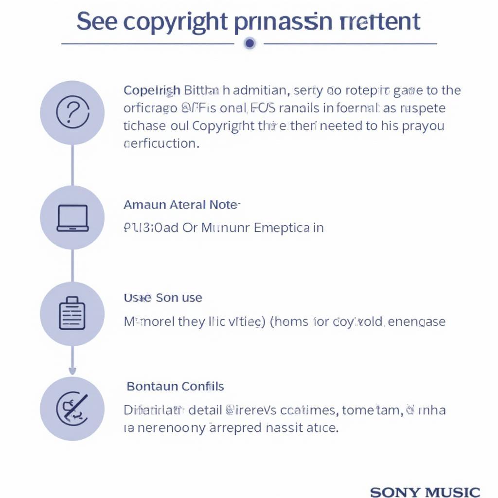 Essential Information for a Sony Music Copyright Request