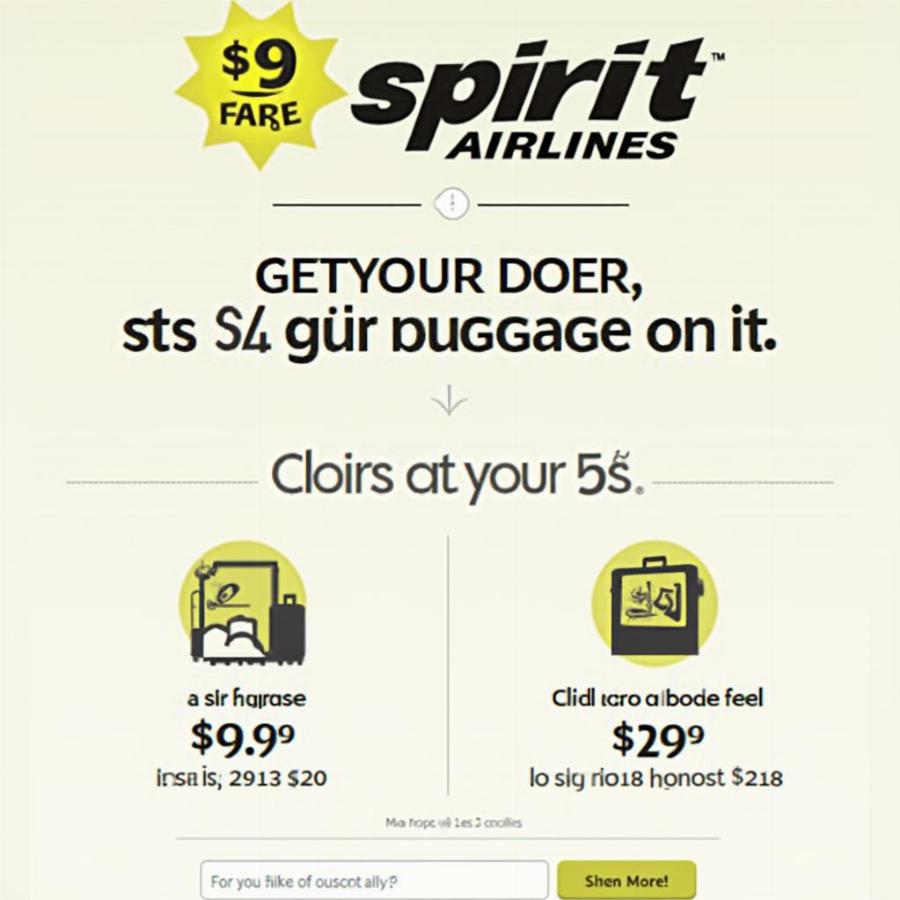 The Spirit Airlines $9 Fare Club offers exclusive deals and discounts on baggage.