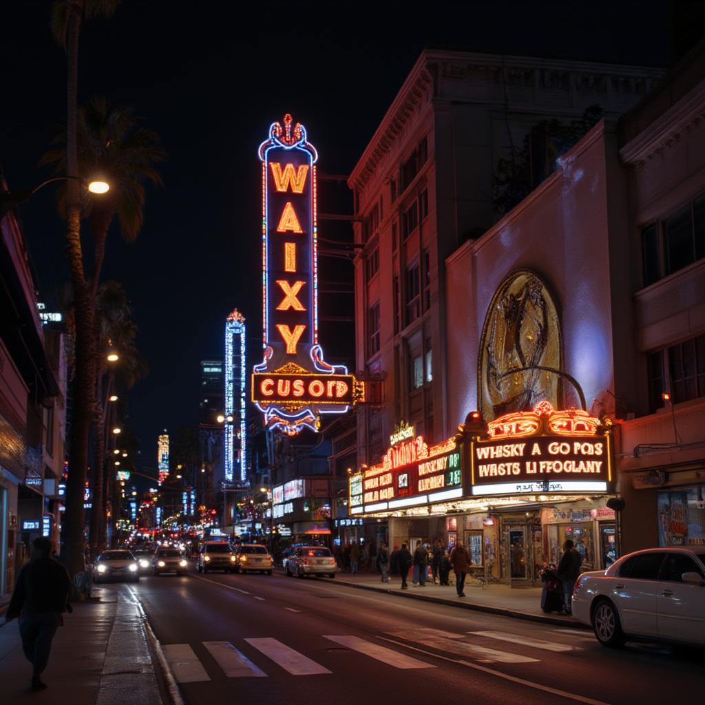 Sunset Strip Hollywood Rock Clubs