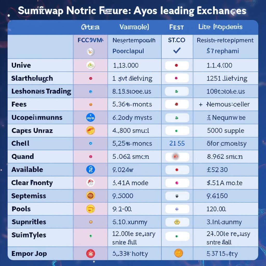 Sushi Crypto Compared to Other DEXs