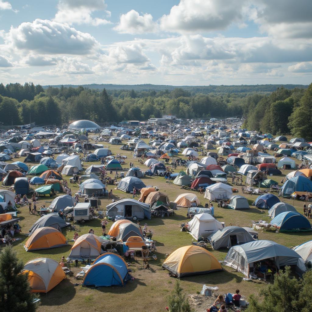 Sweden Rock Festival 2022 Camping Area