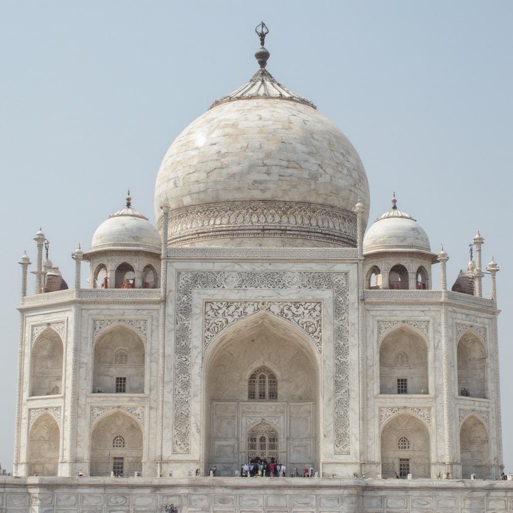 The Taj Mahal in India, a monument to love and a New 7 Wonder of the World.