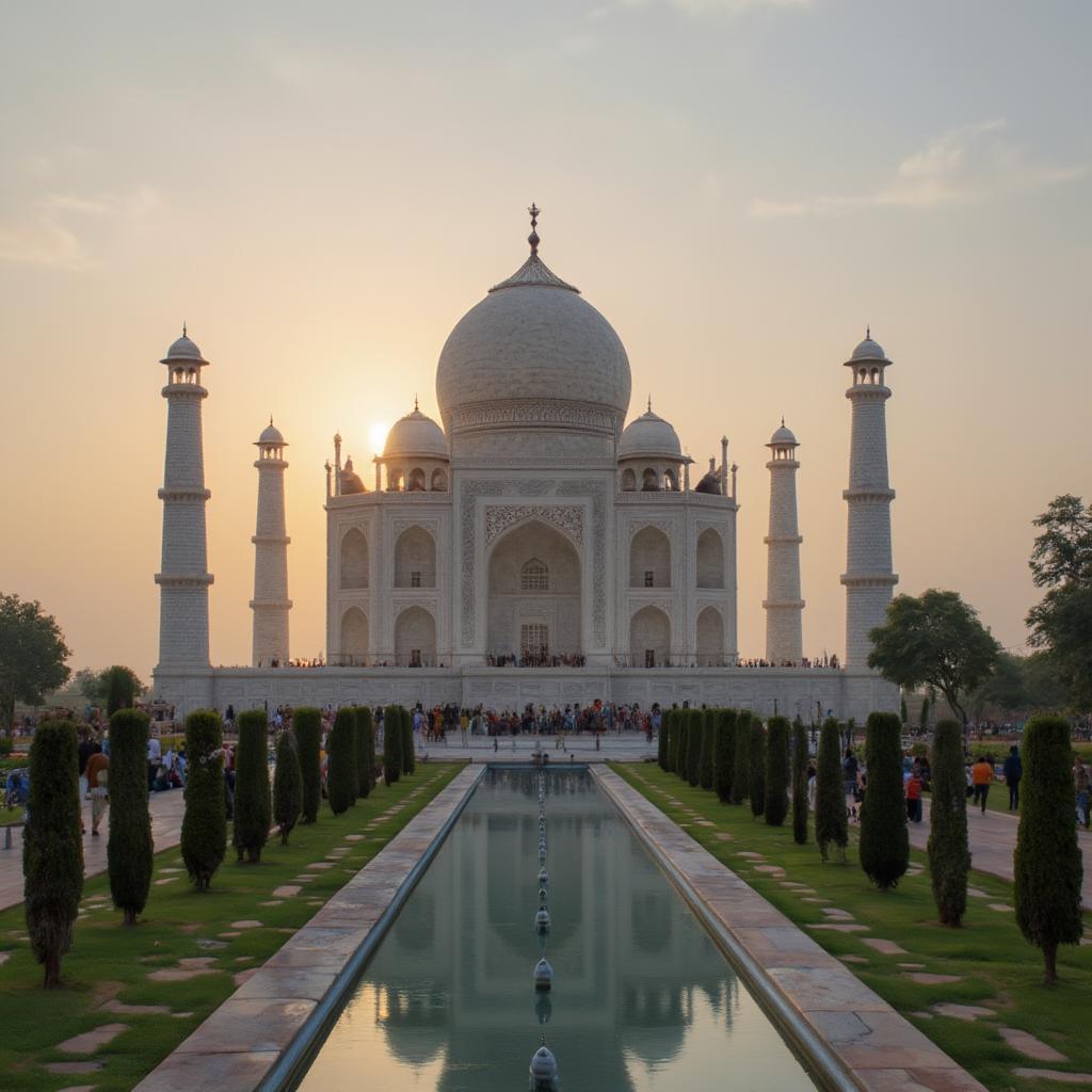 Taj Mahal India, Mughal architecture and romantic symbolism