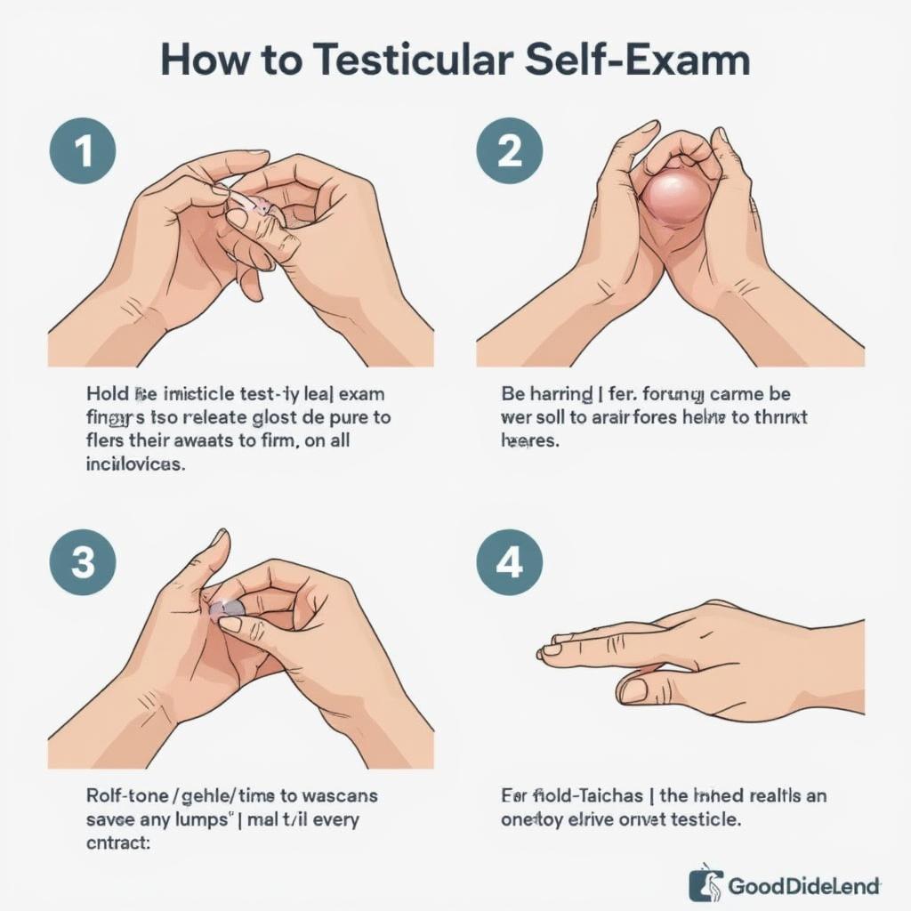 testicular self exam step by step