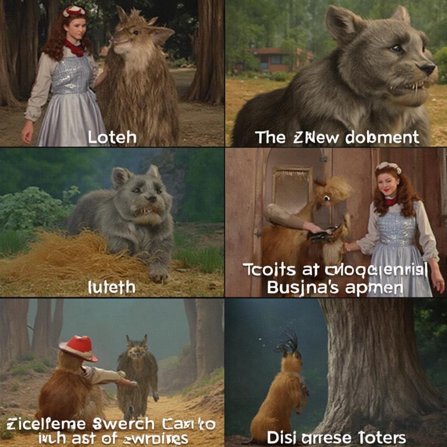 Toto's Journey in The Wizard of Oz