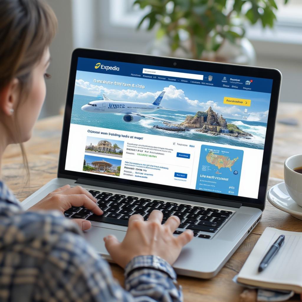 planning your travel with expedia platform