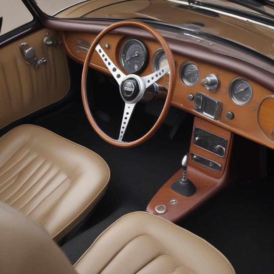 Interior Details of a Triumph TR4A IRS