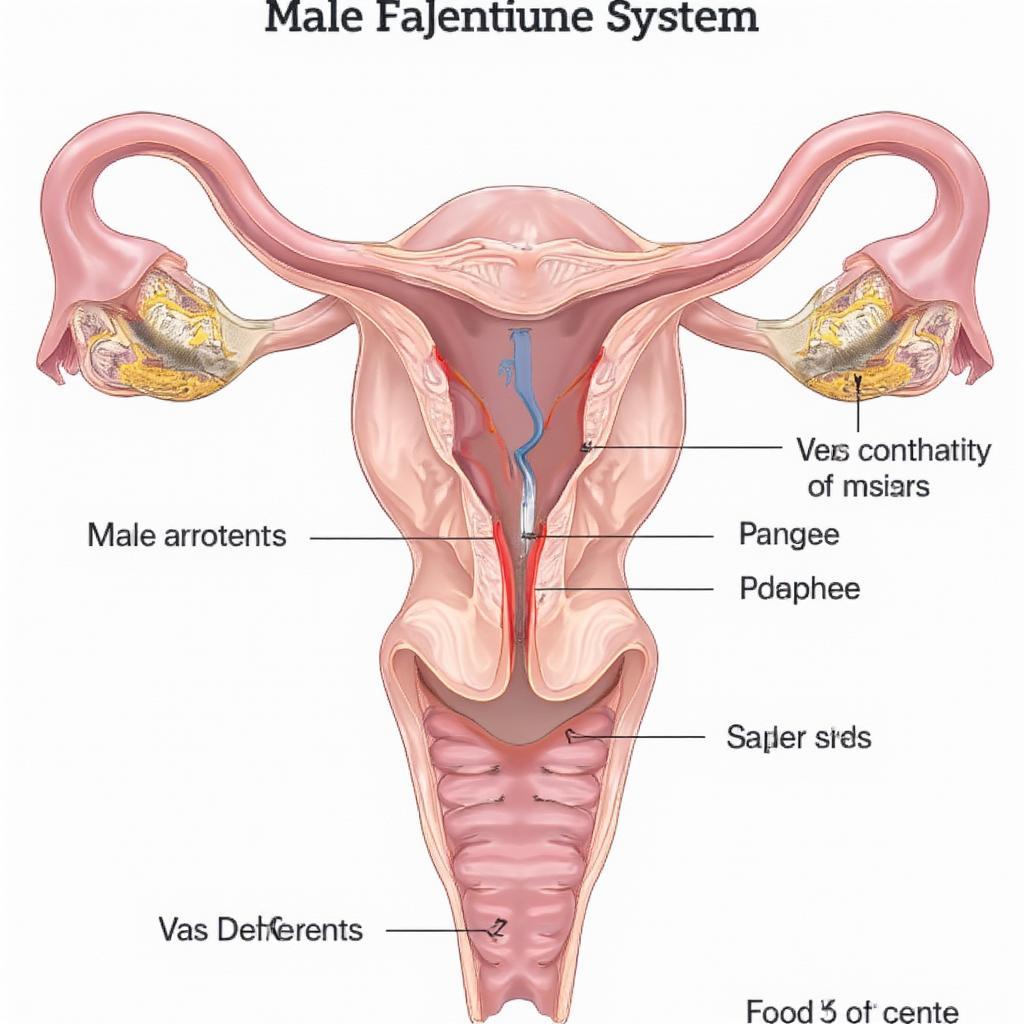 male reproductive health illustration