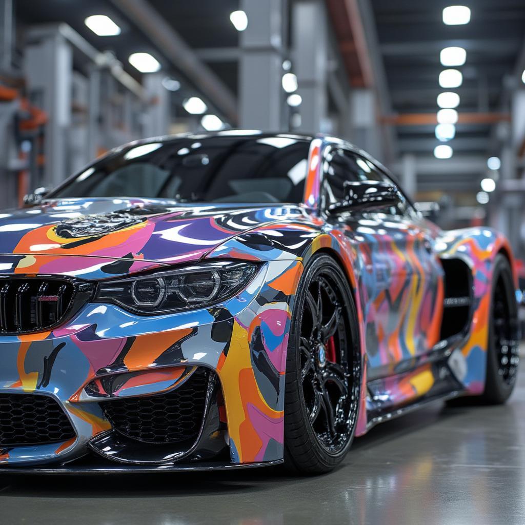 Unique BMW Art Car: A Canvas on Wheels