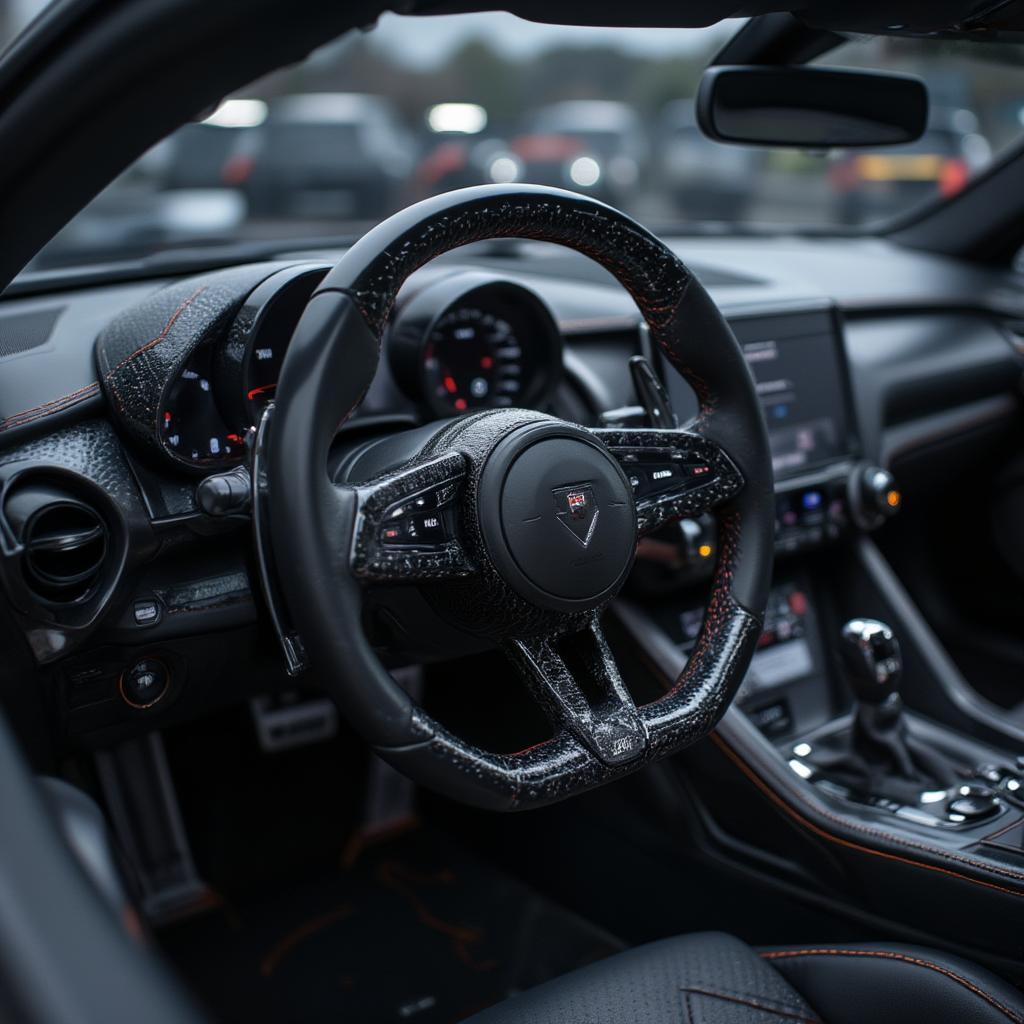 Unique Performance Car Interior Detail