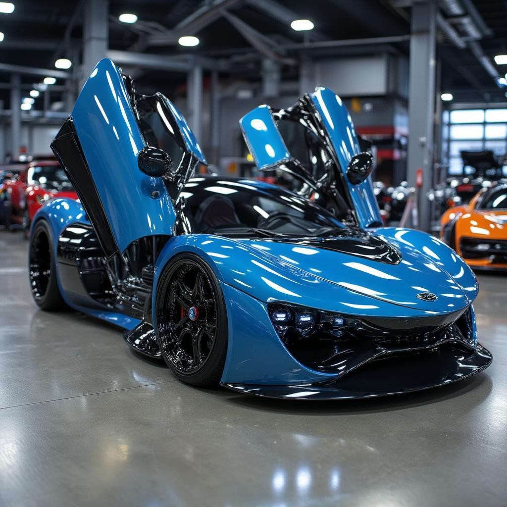 Unique Sports Car Displayed in a Perth Showroom