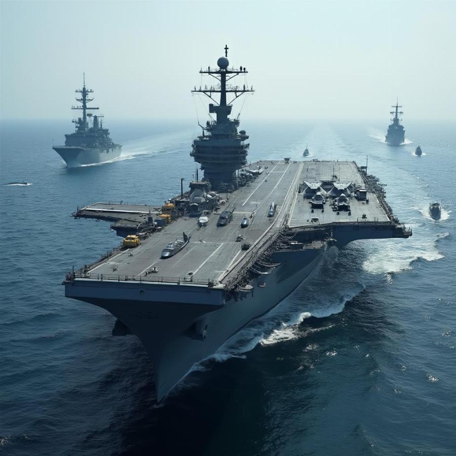 US Military Power Projection: Aircraft Carriers and Global Presence