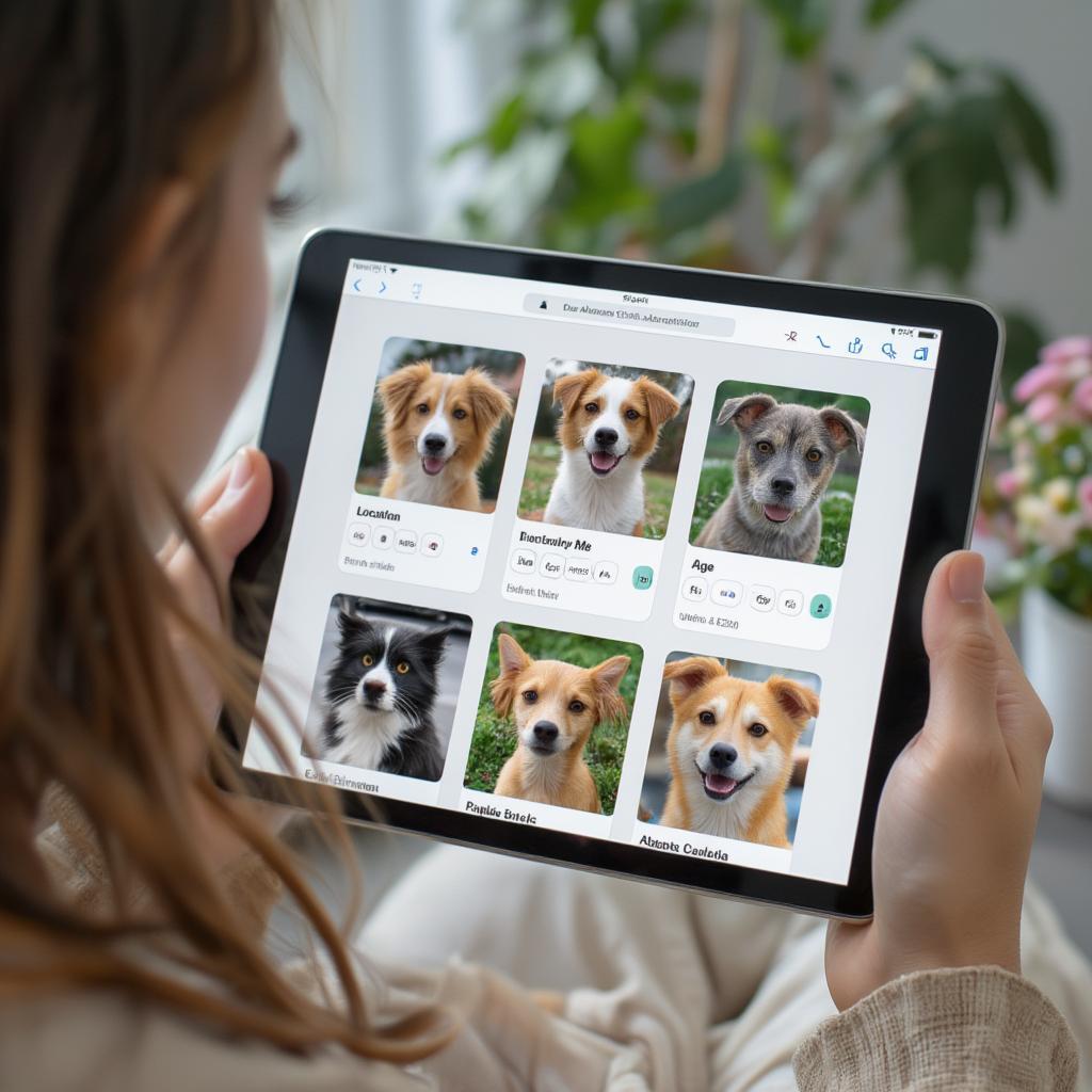 Using Pet Adoption Websites