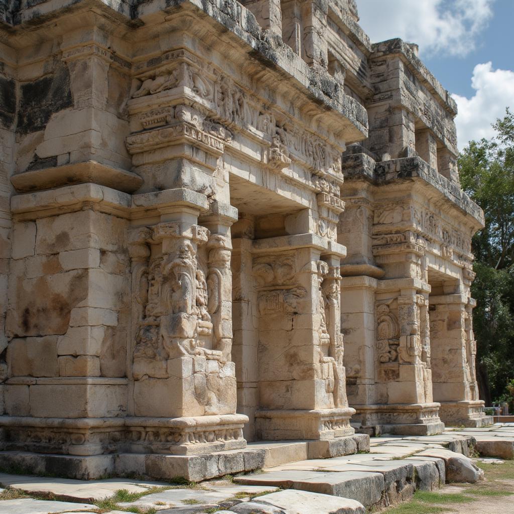 Uxmal's Governor's Palace shows impressive Puuc style architecture, a stunning Mayan legacy