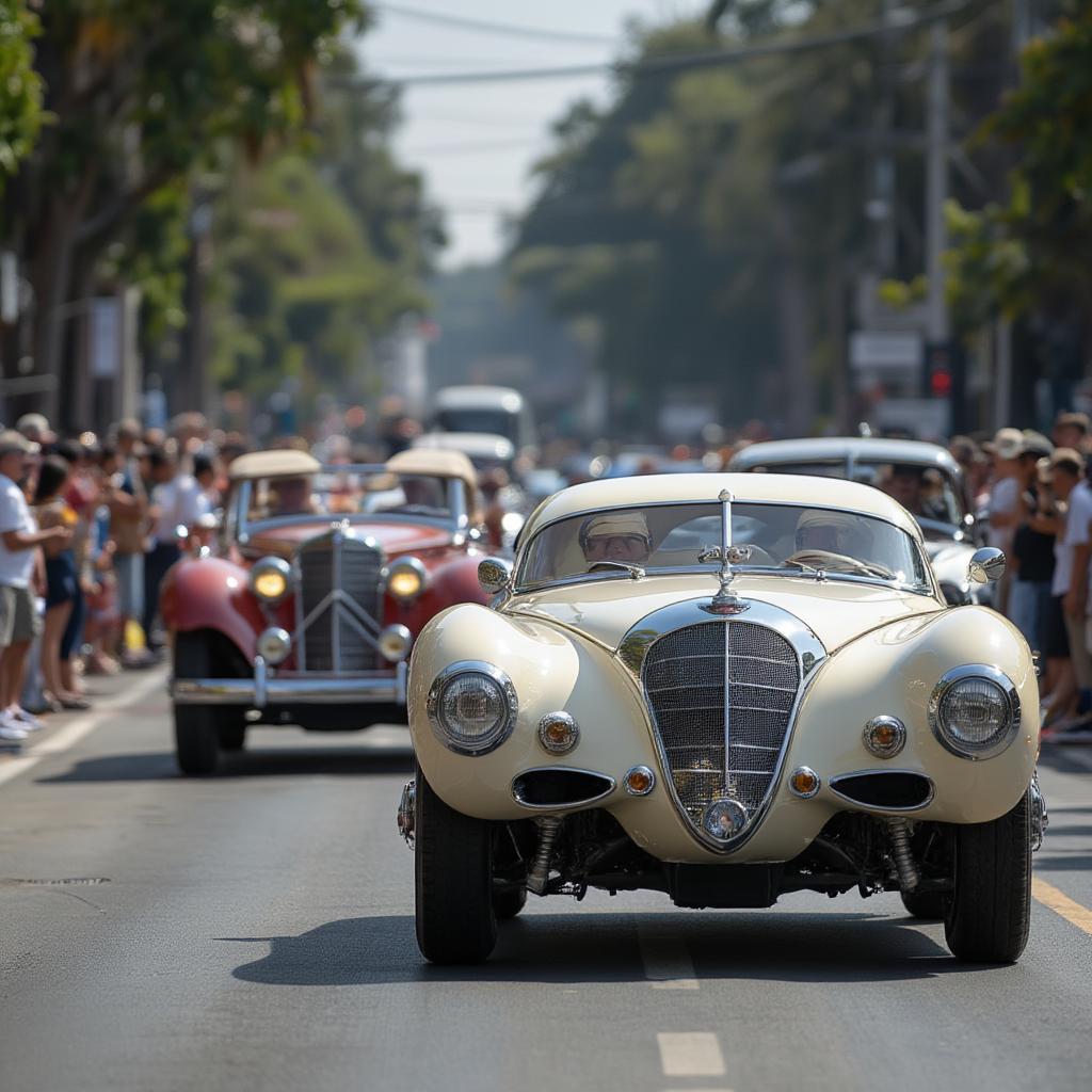 Vintage Car Rally in Hyderabad, India