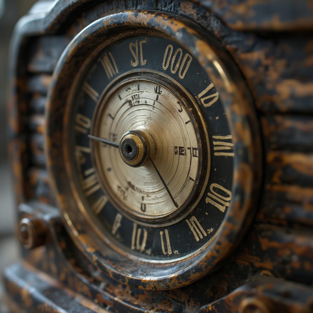 vintage radio dial with tuning needle