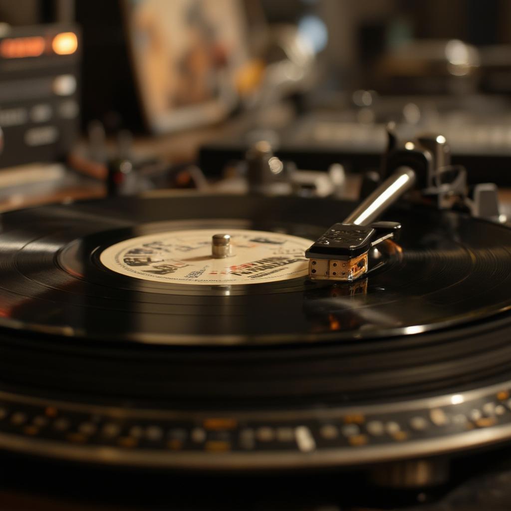 Vintage Record Player Disco