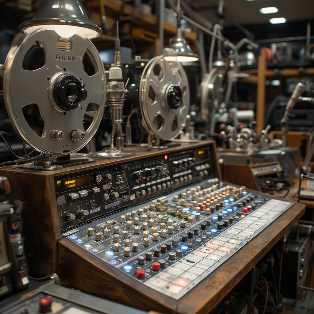 vintage recording studio equipment