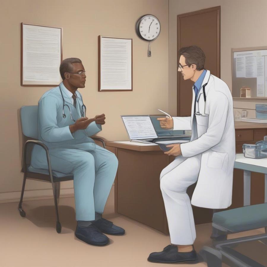 Doctor and Patient Discussing Men's Health Issues